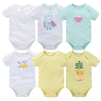 newborn baby girls rompers 100 cotton summer infant body short sleeve baby jumpsuit cartoon ropa bebe baby boy girl clothes