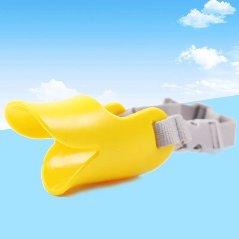 Силиконовый намордник для собак Новый дизайн настраиваемый Милая утка против