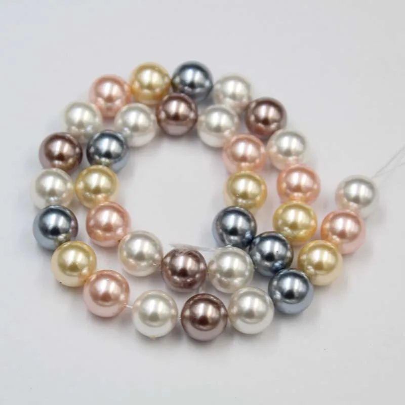 Ожерелье с жемчужными ракушками 6 12 мм|Бусины| |