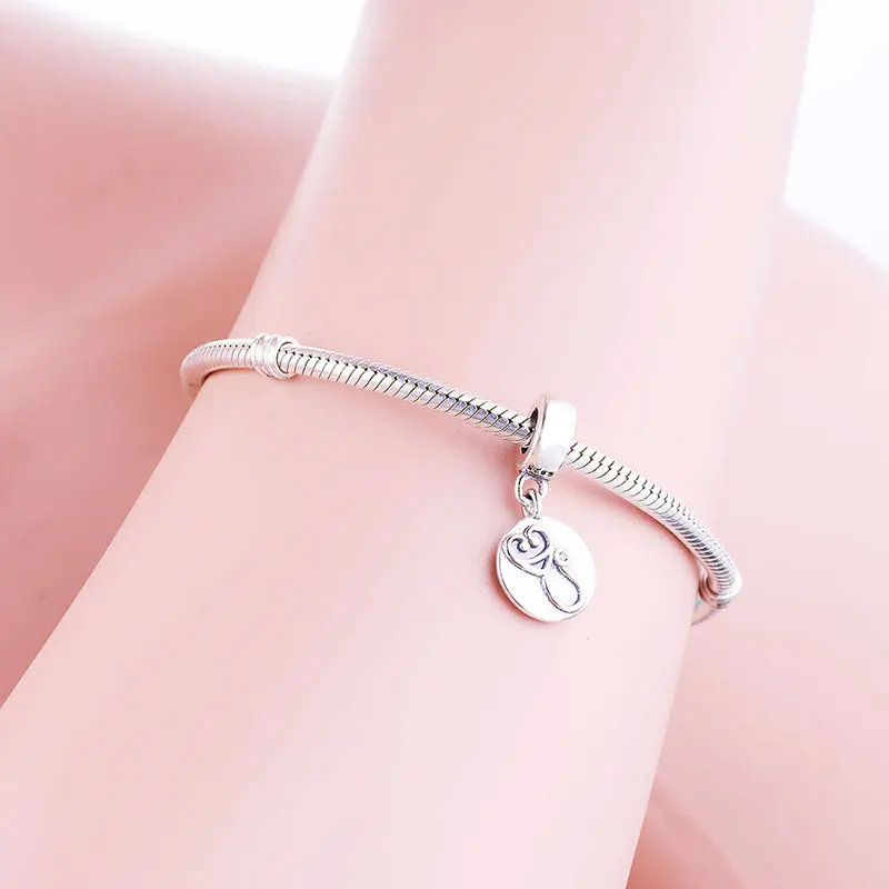 925 серебряный ангел крыло медсестры доктор стетоскоп бисера Подходит