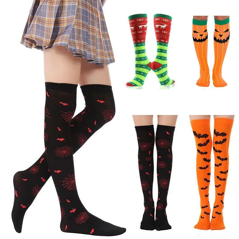 Мужские Женские Рождественские Длинные рождественские чулки Новинка