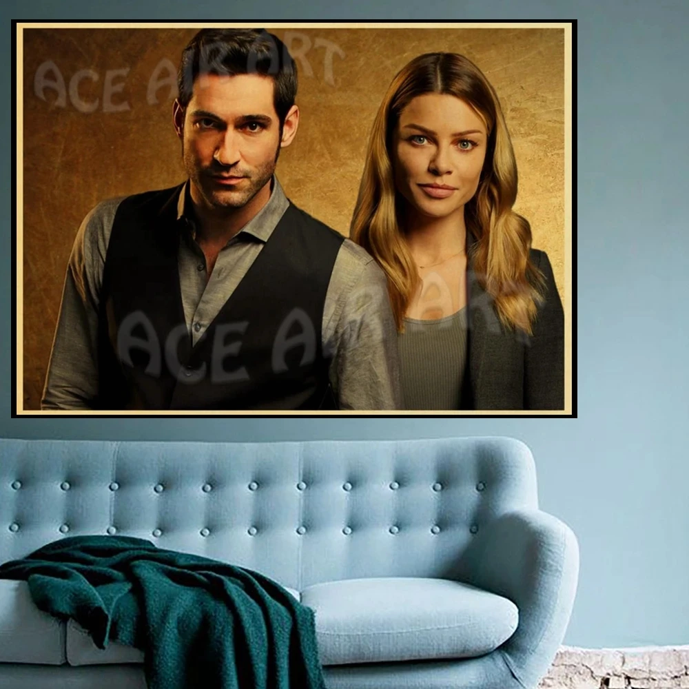 

New DIY 5D Full Square /Round Diamond Painting Lucifer TV Poster 3D Embroidery Cross Stitch Mosaic Home Decoration Art Gift