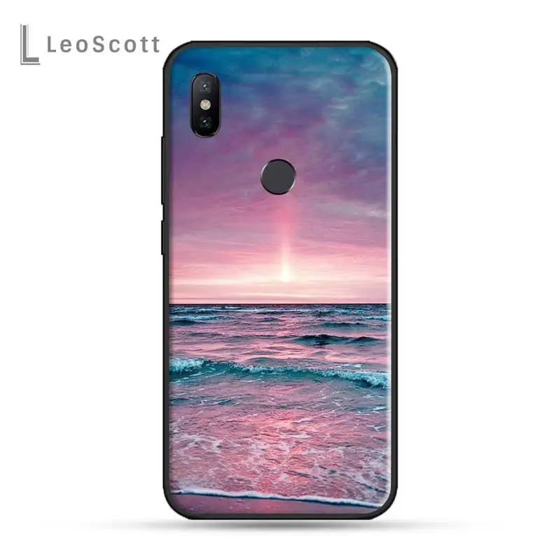 

Beach Summer Sea Phone Case For xiaomi Redmi 5 5A plus 7A 8 note 2 3 4 5 5A 6 7 GO K20 A2