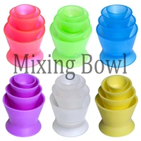 4 pcs new eco friendly dental lab silicone mixing bowl cup silicone mixing bowl cup dental medical equipment rubber mixing bowl