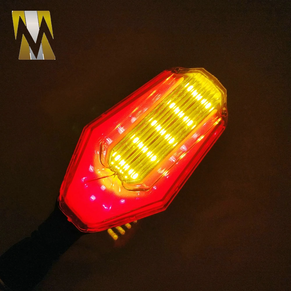 12V LED 8 мм винтовой болт Универсальный мото Фонарь указателя поворота для