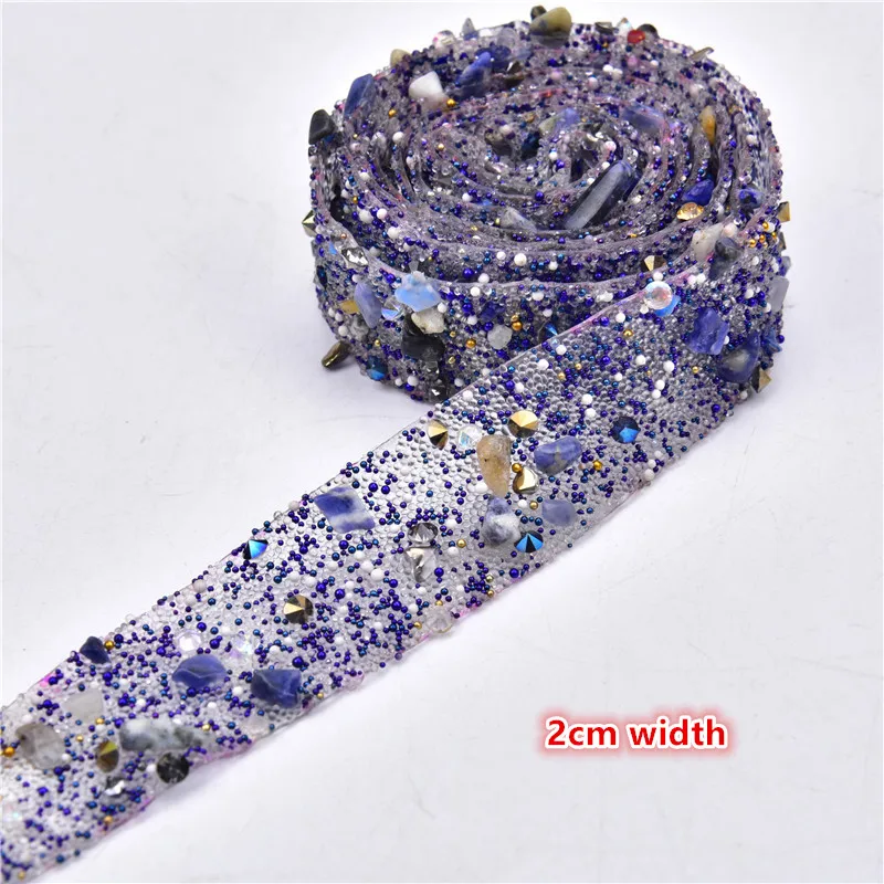 3 5 см 1 ярдов не требующей горячей фиксации стразы из сетчатой ткани с украшением