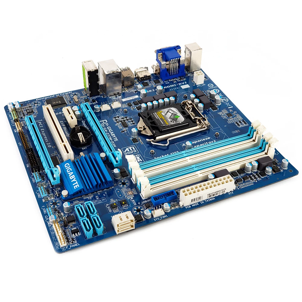 Gigabyte GA Z77M D3H настольная материнская плата Z77 LGA 1155 DDR3 32G SATA3 USB3.0 HDMI VGA DVI Micro ATX