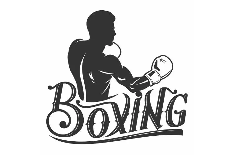 Мужские боксеры в защитных перчатках для соревнований виниловая роспись