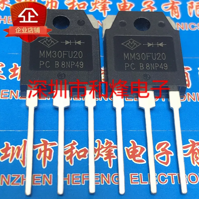 (5 шт.) MM30FU20PC TO-3P 200V 30A / TGAN40N60FD с изолированным затвором (IGBT) 600V 40A / MMF60F060 MMF60F060PC 600V 60A / 2SK1937 K1937 500V 15A TO-3P