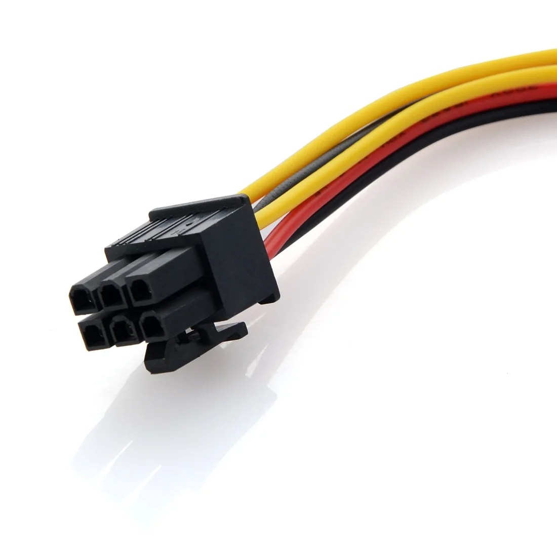 Новый двойной большой 4 контактный 6 кабель адаптера питания Pci e графическая