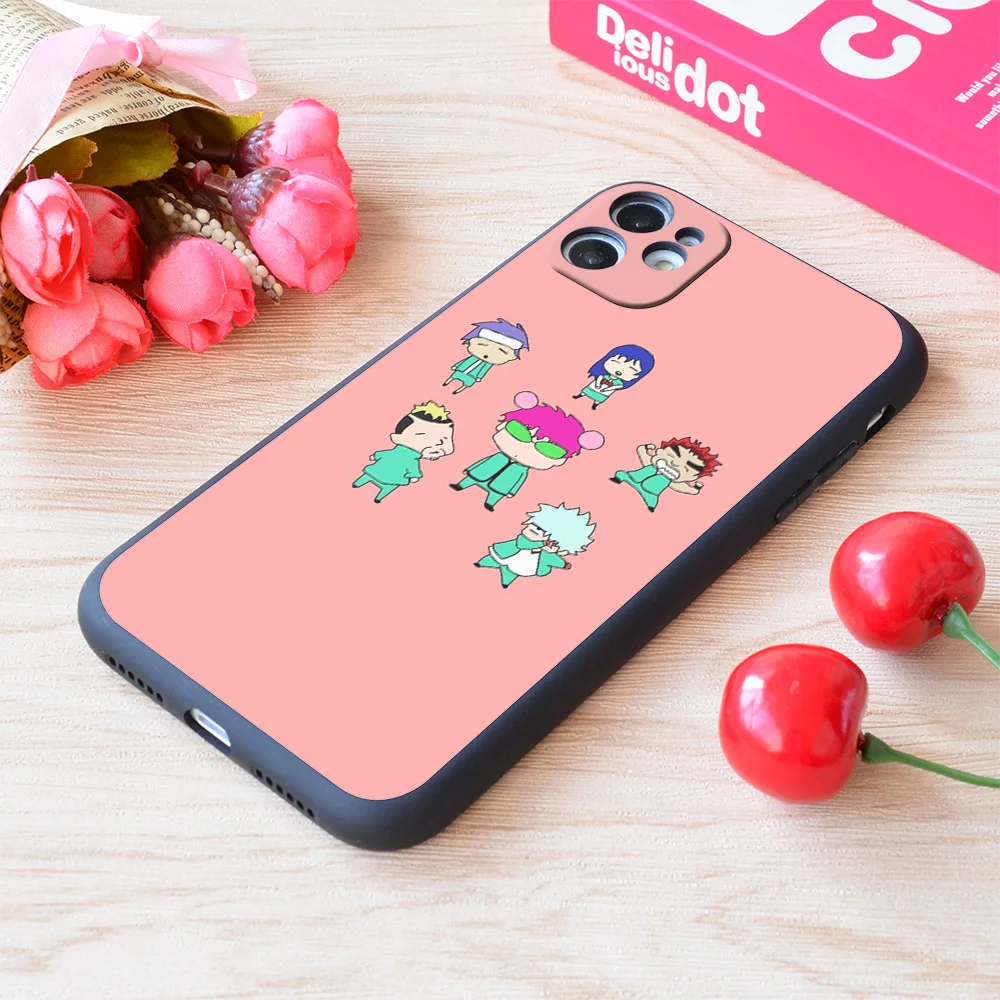 

For iPhone Saiki K Print Soft Matt Apple iPhone Case