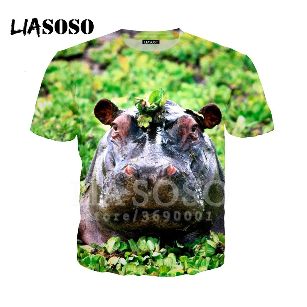 3D Print new Summer T-shirt Hip Hop Pullover Harajuku Youth Tops Women Men Squirrel Hippo Fish Cat Sheep Fruit Tshirt | Мужская одежда