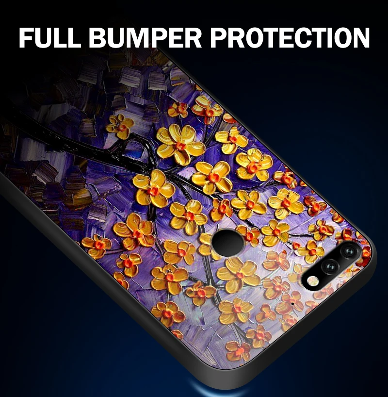 Для Huawei Honor 6X 7A 7X 7C 8A 8X9 облегченное закаленное стекло крышка Y6 Y9 Y7 премьер-профессионал Magic2 Роскошные Защитные чехлы для телефонов