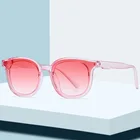 Солнцезащитные очки в большой оправе для мужчин и женщин, дорожные квадратные корейские трендовые солнечные очки с зеленой оправой, розовые