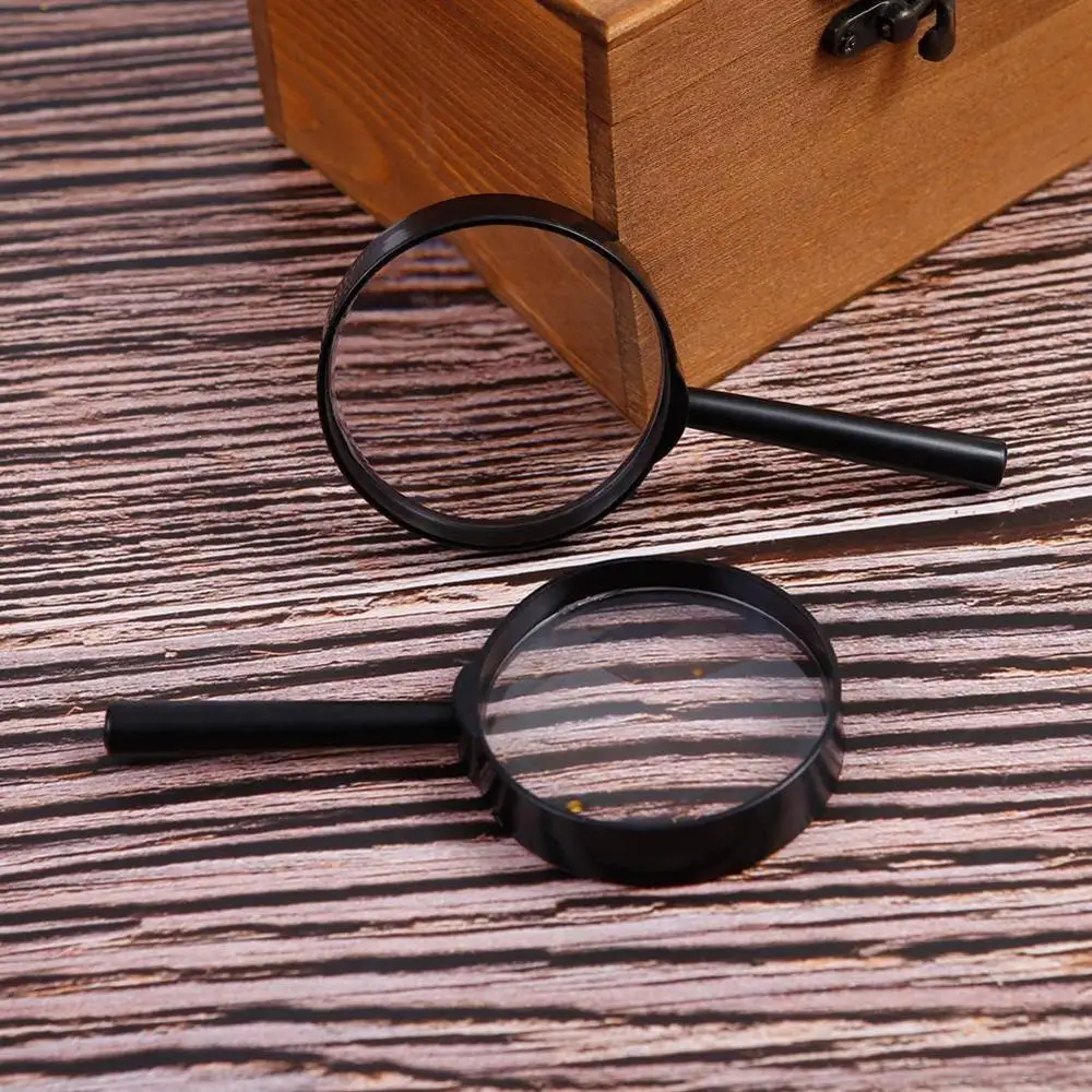 

5PCS 60mm PortableMagnifier For Reading Tool Hand Lens Identification Magnifying Held Glass For Reading Etc Reading Glass Z4X9