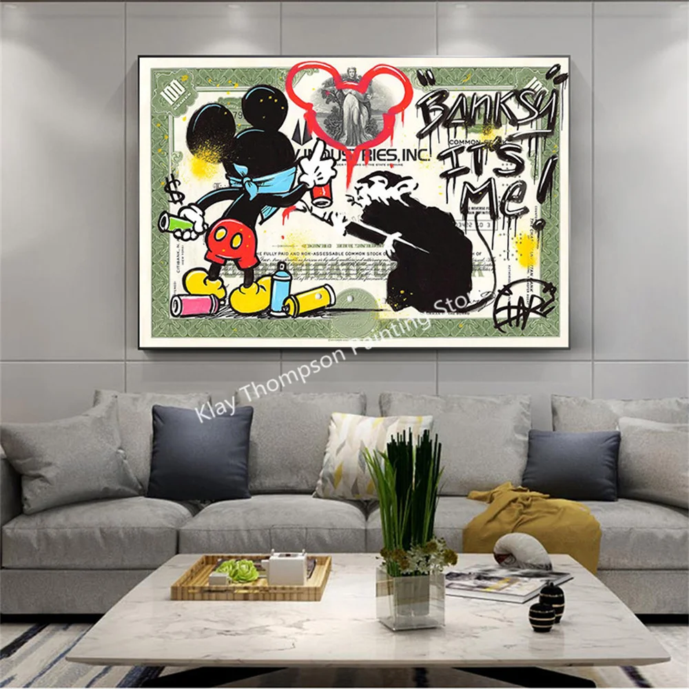 

Диснеевские мультфильмы креативные деньги Минни Микки искусство алмазная живопись вышивка крестиком Стразы Мозаика Искусство