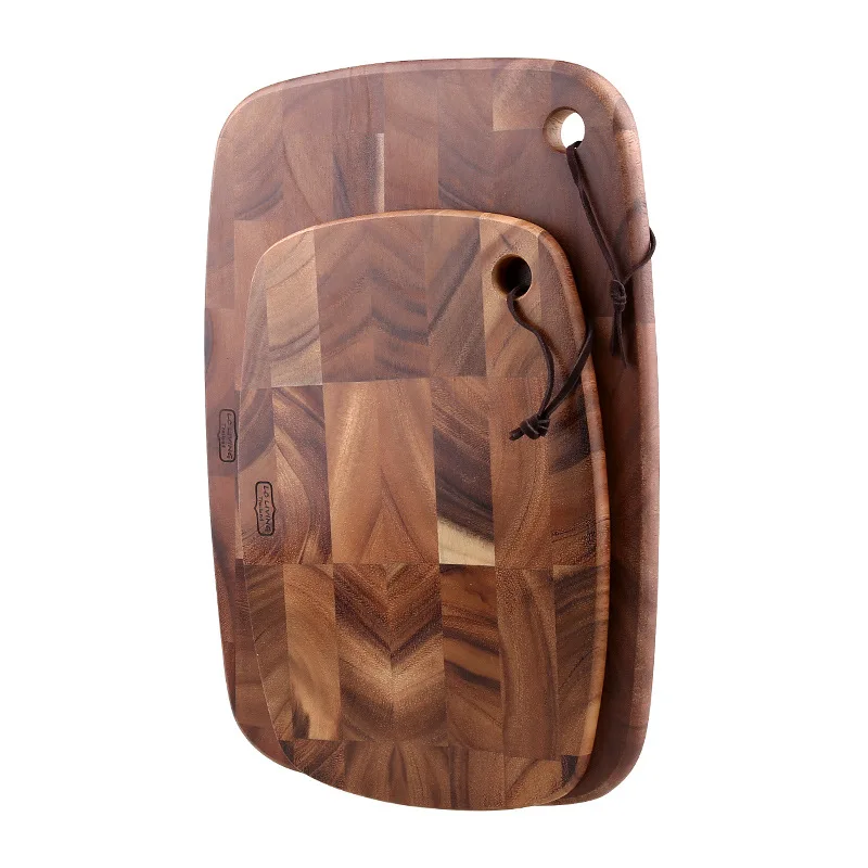 

Разделочная доска из массива дерева акации мангиум, Тайланд, одна упаковка, домашняя разделочная доска из целого дерева для кухни