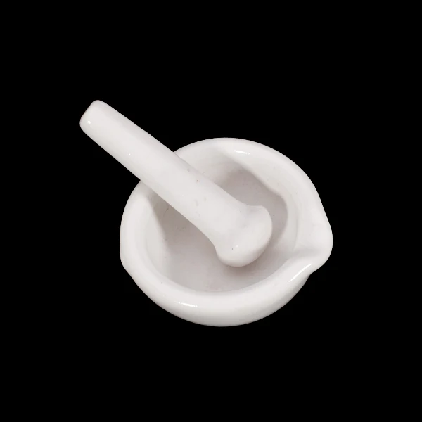 

Porcelain Mortar & Pestle Mixing Grinding Bowl Set Crusher DIY Tool 6ml/mm