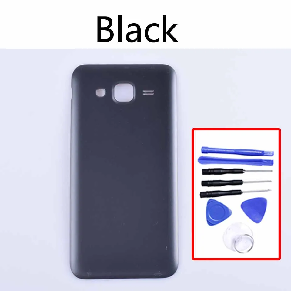 Black -With tool J5 для Samsung Galaxy J5 j500 J500H J500FN J500F J500M housing корпус крышка батареи задняя крышка чехол задняя дверь шасси - Цвет: Black -With tool