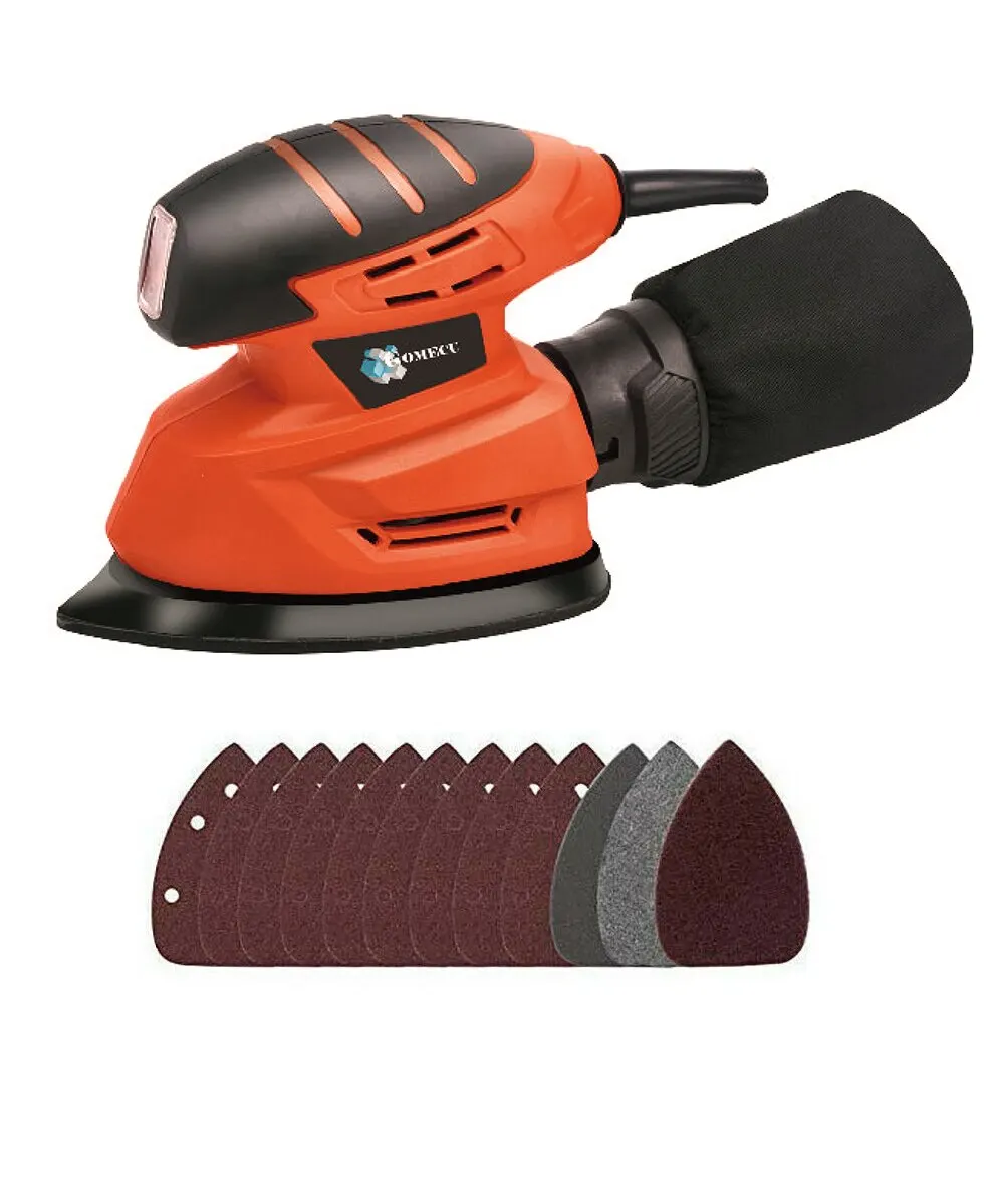 

Electric Orbital Sander Mouse 130W hand polishing bag powder + accessories
