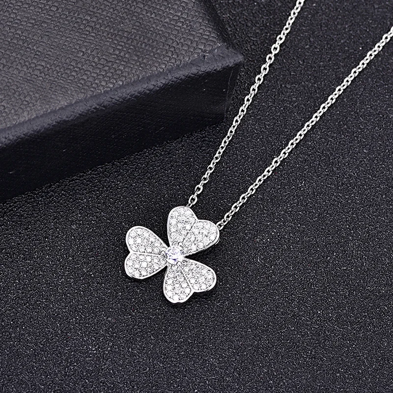 Новинка 2019 ожерелья цепочки из стерлингового серебра 925 пробы с кристаллами