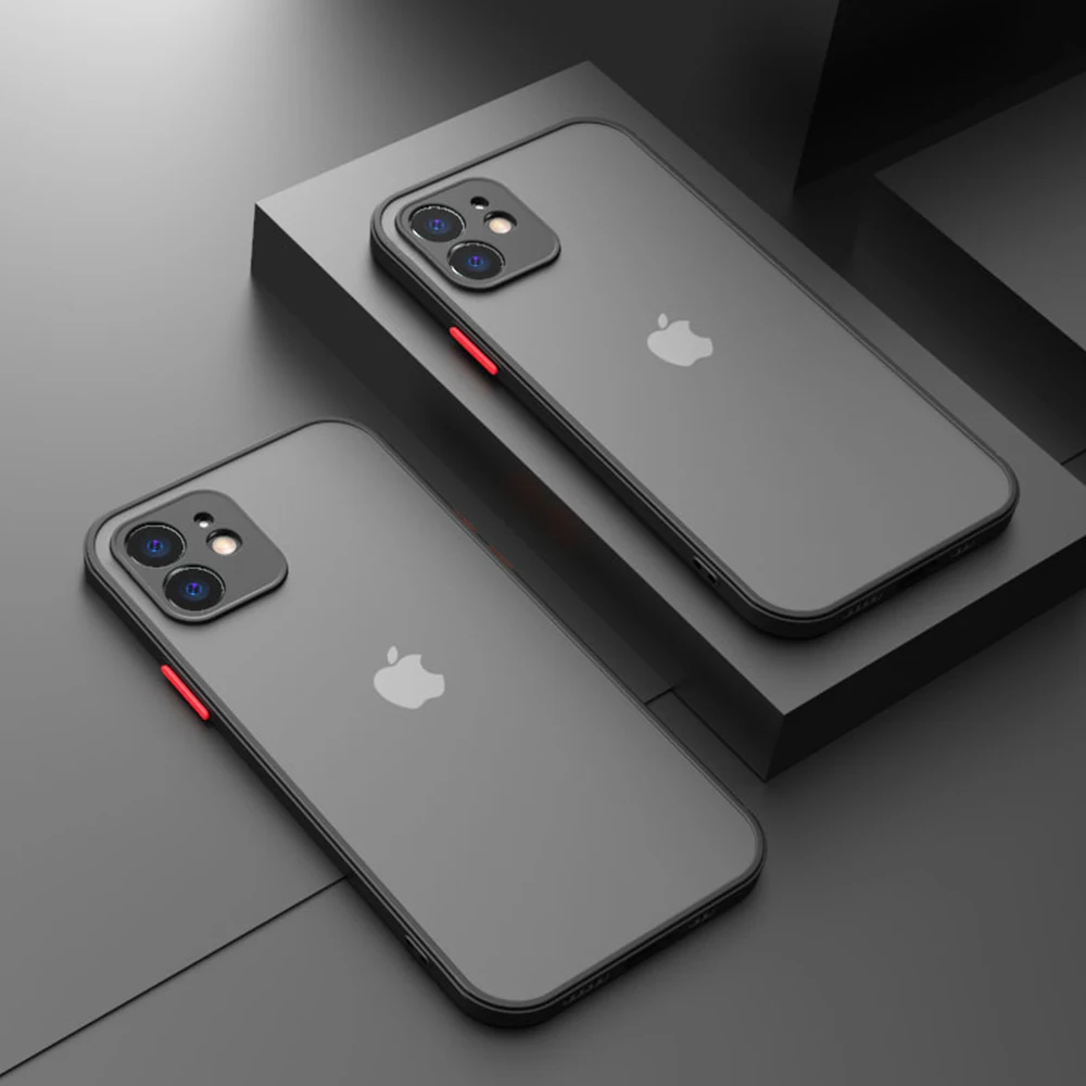 

Противоударный силиконовый чехол для Iphone, прозрачный ультратонкий ударопрочный чехол для Iphone 11 12 Pro Max Mini X Xs Xr 7 8 Plus