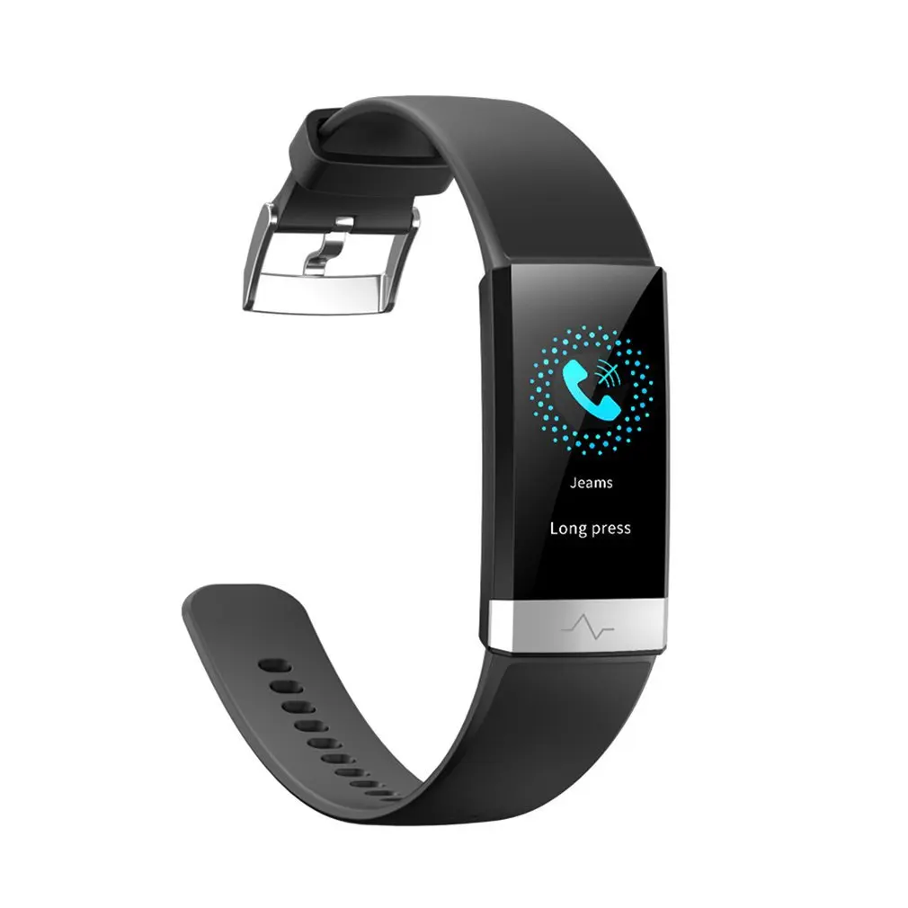 

V19 Smart Bracelet ECG+PPG+HRV Heart Rate Monitor Blood Pressure Monitoring Sleep Bluetooth Fitness Tracker Big LedHot