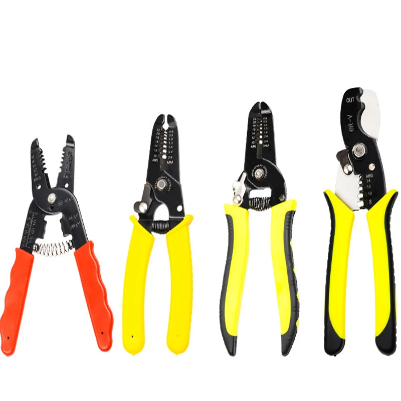 

7inch 8 inch Portable Multifunctional Cable Wire Stripper Pliers Crimper Cutter Tool 0.9-6mm2