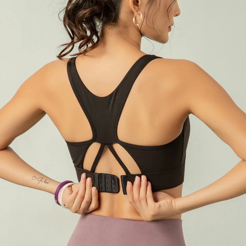 

Peachmiss Sports Bra Workout Ladies Beauty Back Bra Sport Top Crop Fitness Running Vest Can Penetrate Outside Yoga Clothes