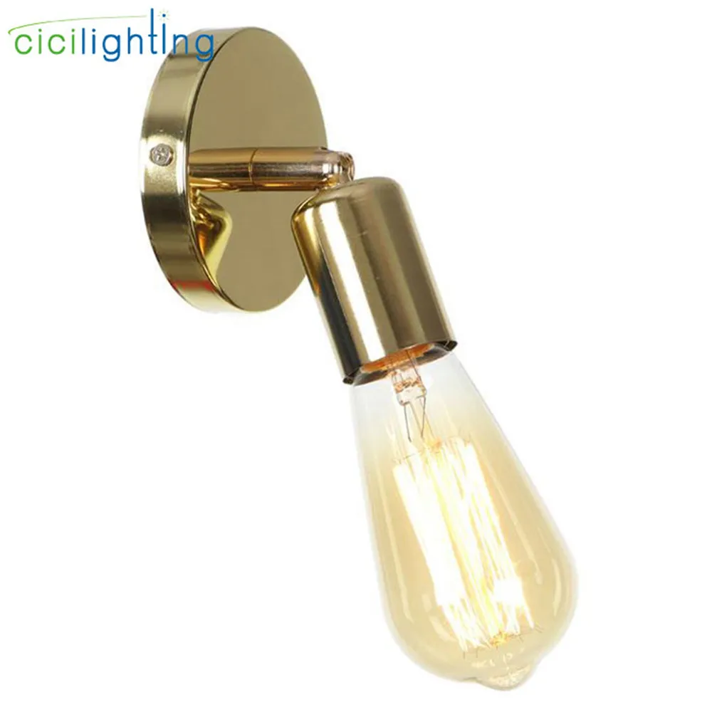 Мини американские европейские страны Настенные светильники Ретро Винтажные