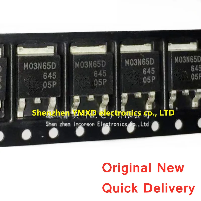 

10Pcs/Lot New QM03N65D M03N65D TO-252 MOSFET Field Effect Tube N Channel 650V 3A