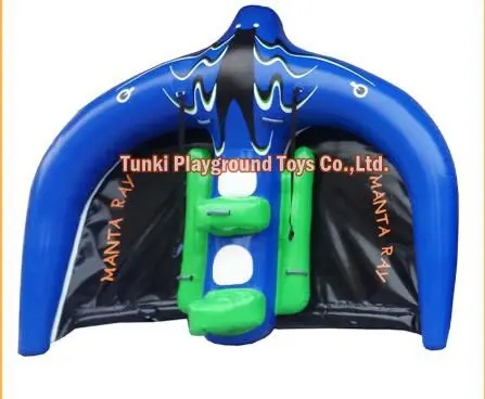 

Hot Towable Inflatable Flying Manta Ray Water Sport Tube
