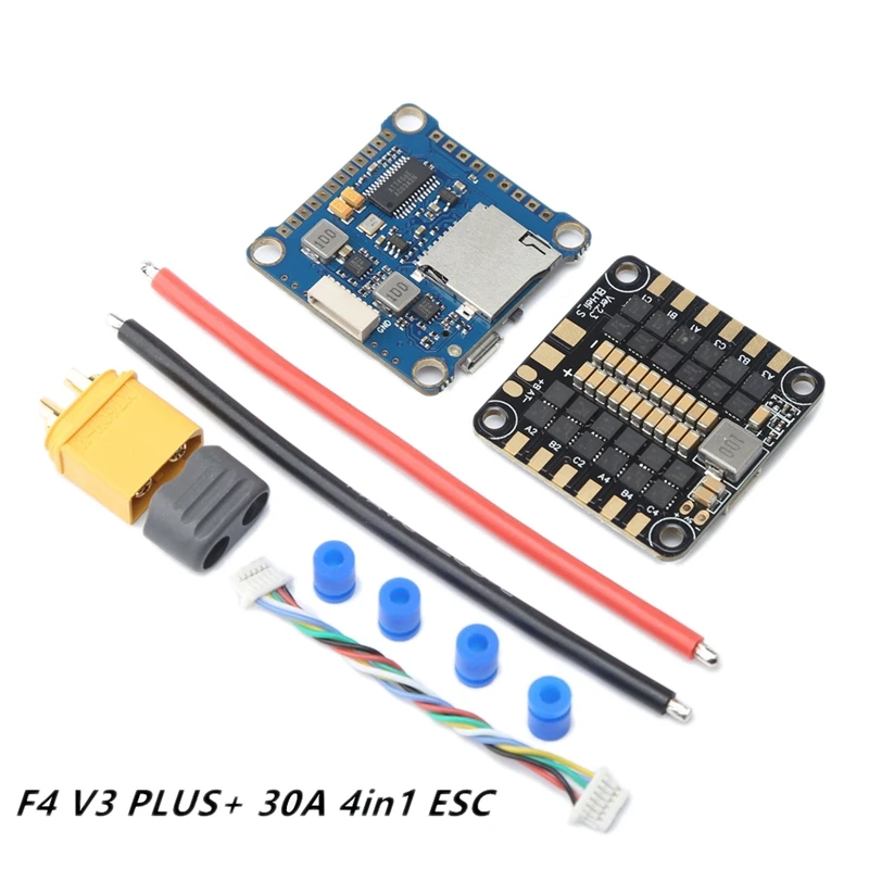 F4 V3 плюс игровые джойстики и 30A ESC 4IN1 доска встроенный барометр OSD для гоночного FPV
