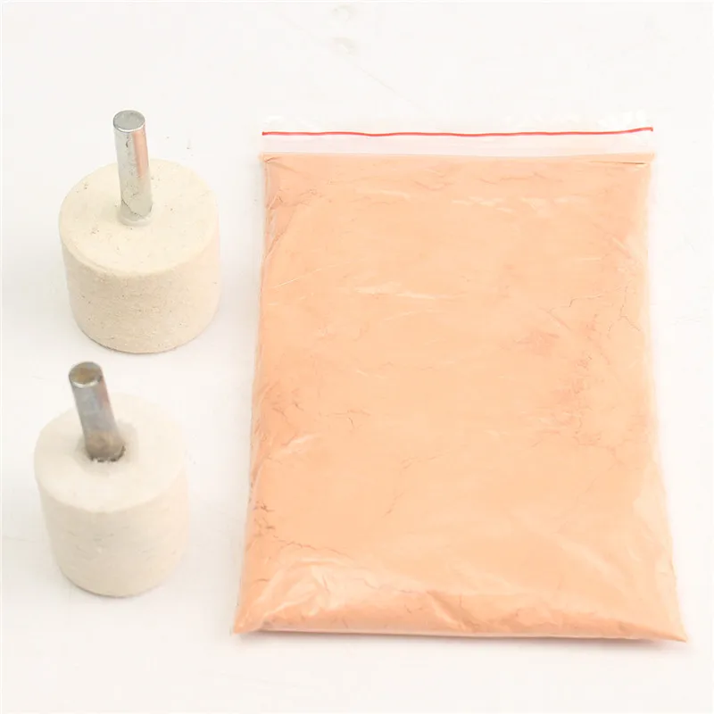 60 г Полировочный порошок из оксида церия и 2 см/3 см Набор для полировки шерстяного