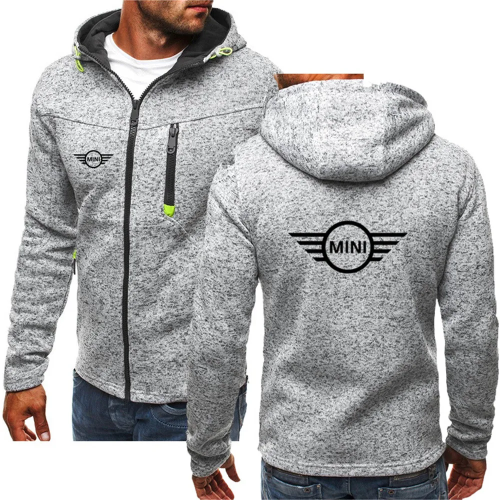 

MINI printing Hoodies Men Fashion Personality Zipper Sweatshirt Camouflage Hoody Tracksuit Hip Hop Autumn Hoodies Mens AJ3