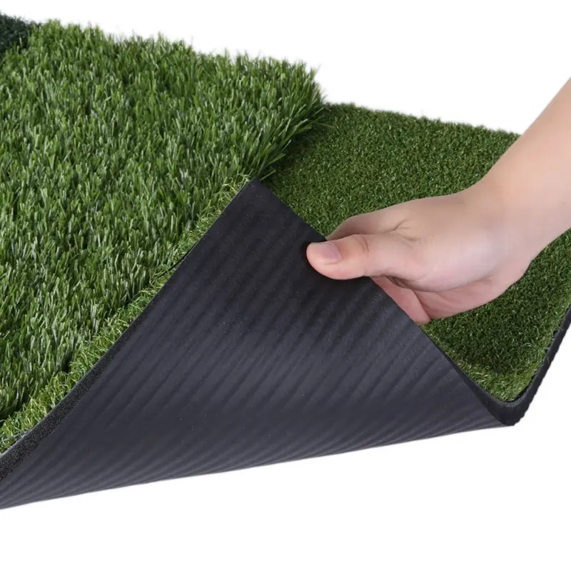 

Golf Hitting Grass Mat Realistic Fairway & Rough Portable Driving Chipping Training Aids Backyard & Indoor Practice