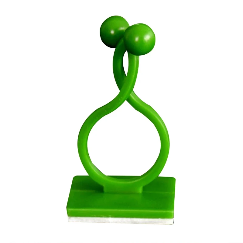 

50PCS Plant Climbing Wall Self-Adhesive Fastener Tied Fixture Vine Buckle Hook Plant Cages Supports Home Office Wire Fixing Hook