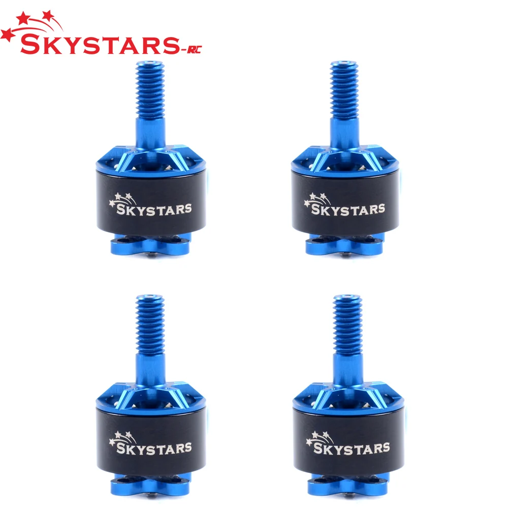 4 шт./лот бесщеточный мотор Skystars 1408 3800KV 2S 4S для 130 140 150 RC игрушек Мультикоптер VS T F20II