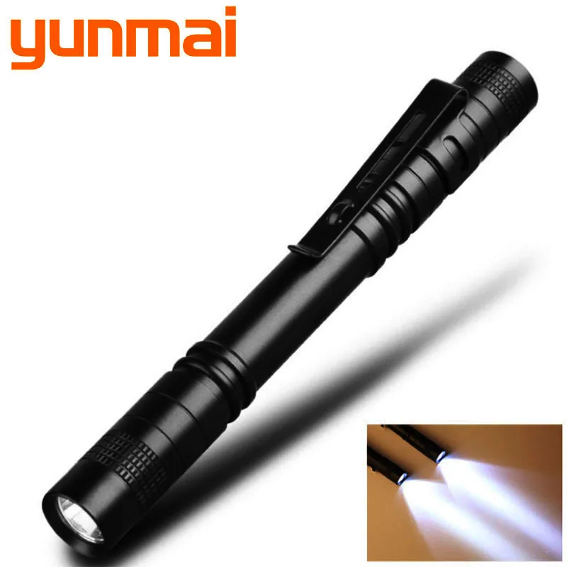 

Pen Light Mini penholder Led , Car Maintenance Work Torch , Dentist lighting Flashlight 1 Switch Mode For night Walking lamp