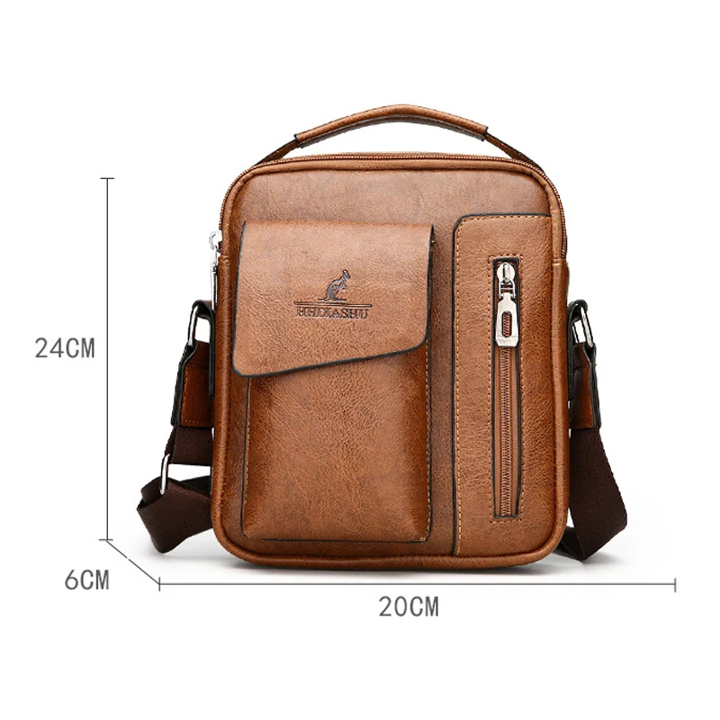 new brand pu leather shoulder bags crossbody bags for men messenger bag hot sale male small man flap mens travel new handbags free global shipping