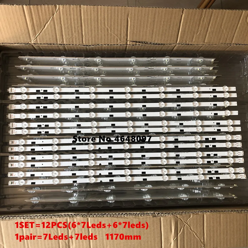 Светодиодный Подсветка полосы 14 лампы для samsung 5" ТВ UA58H5288 2014SVS58 LM41-00091F LM41-00091G UE58J5200 BN96-32771A BN96-32772A