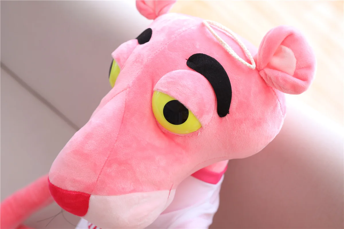 High Quality Big Size Baby Toys Plaything Cute Naughty Pink Panther Plush Stuffed Doll Toy Home Decor Kawaii Xtmas Gift 55-145CM