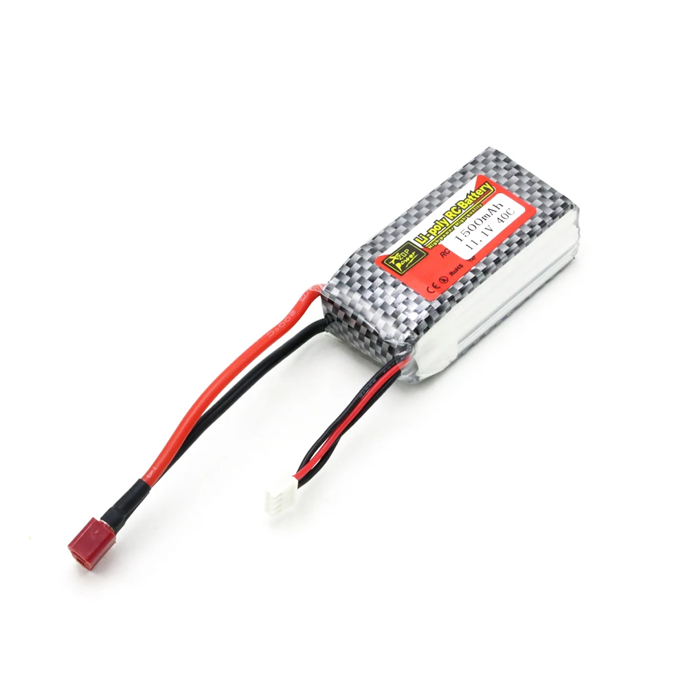 Аккумулятор ZOP Power LiPo 11 1 В 1500 мАч 3S 40C MAX 60C T разъем для радиоуправляемого