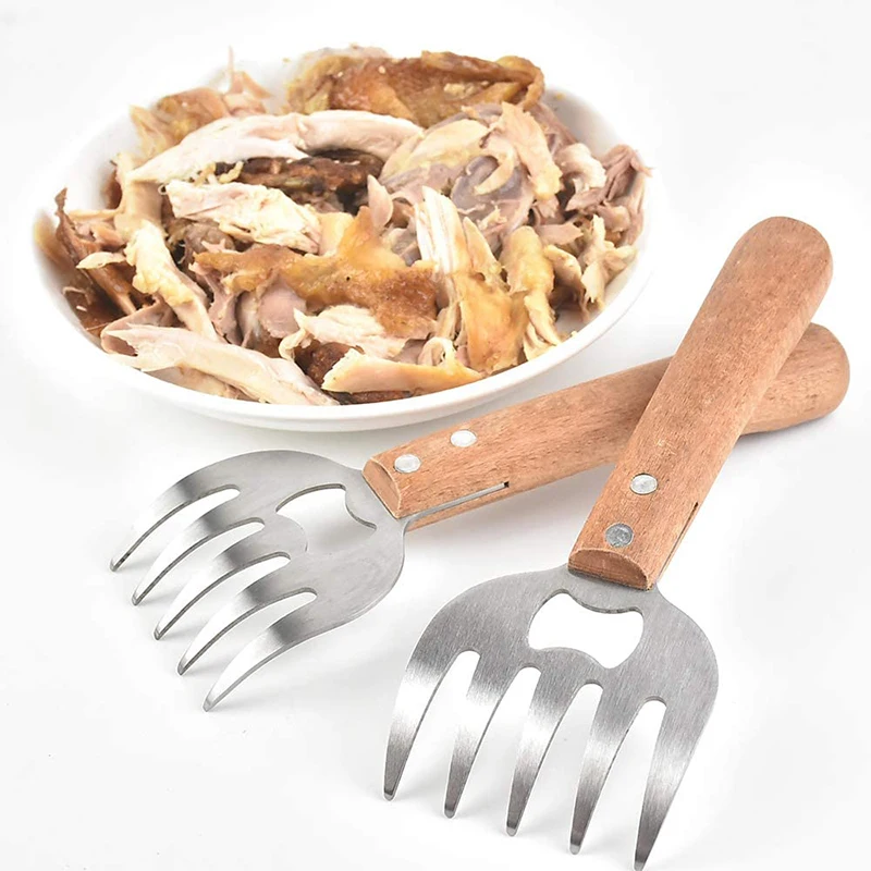 

Multifunctional Shredder Kitchen Tool 2 PCS Meat Divider Bbq Barbecue Tool Bear Claw Meat Divider Bear Claw Fork