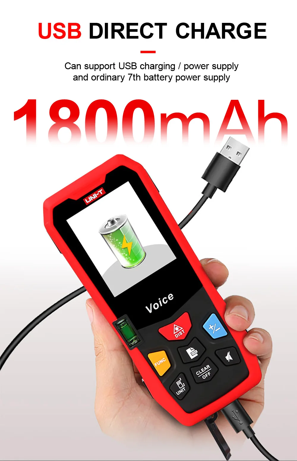UNI-T Handheld Laser Rangefinder Distance Meter LM40 40M 50M 60M Medidor Laser Tape Build Measure Device Electronic Ruler
