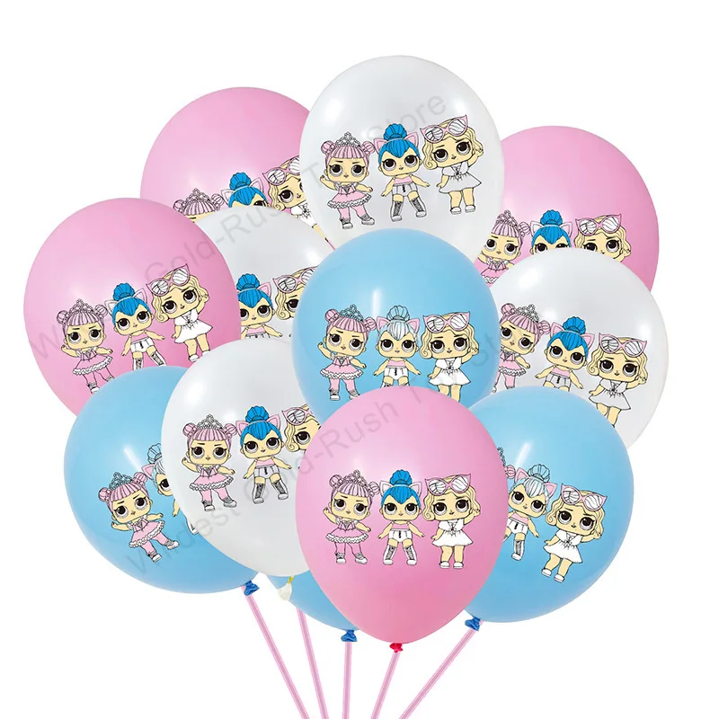 

30pcs/set original LOL surprise dolls Latex Balloon Set LOL Balloon Children's Birthday Party Decoration supplies birthday gifts