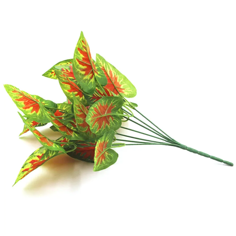 

Artificial Plants Green Grass Plastic Plant Wall Garden Home Decoration Simulation Flowers Fake Plant Leaves Green Plant Grass