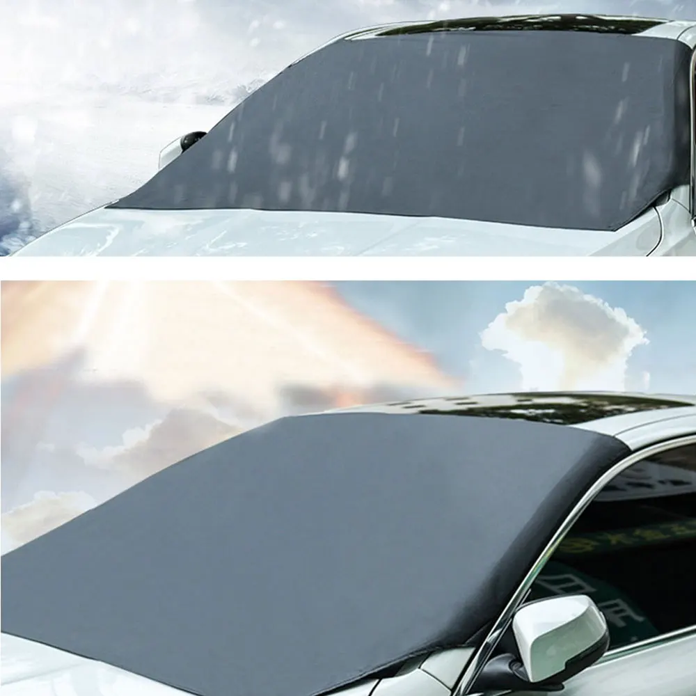 

Портативный полиэстер ткань лобовое стекло снежного покрова автомобильный снежного покрова внедорожник блок крышки протектора автомобил...