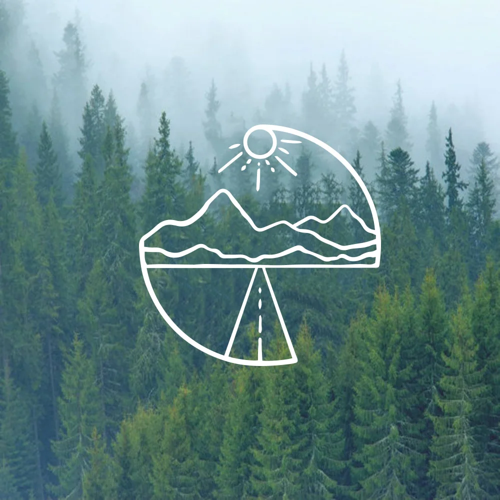 

Cartoon Mountain Adventure Car Sticker Vinly Stickers For Cars Decoration Car Motorcycle Body Styling Decal Accessories