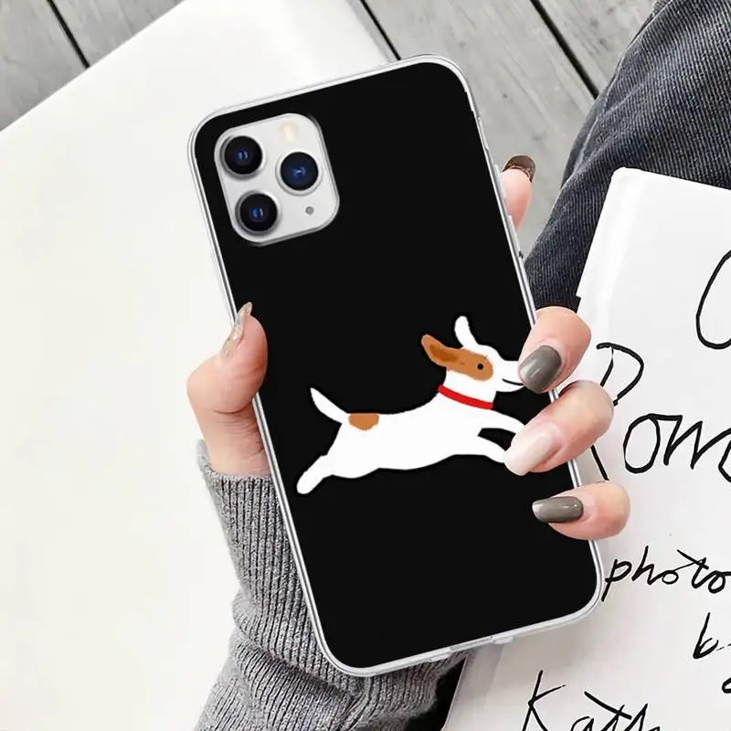 Jack Russell Terrier Dog Transparent Mobile Phone Case Cover For IPhone 12 11 Pro Max Xs X Xr 7 8 6 6s Plus 5 5s Se 2020
